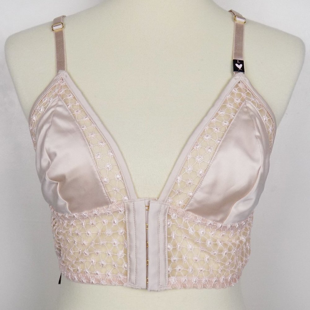 nwt VS strappy crop bralette bra sexy mesh